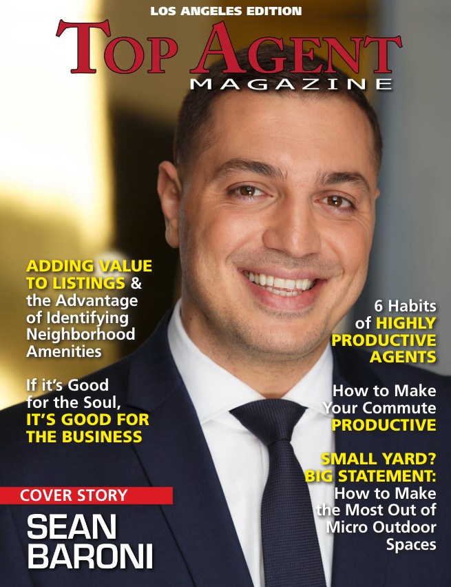 Sean Baroni Featured in Top Agent Magazine
